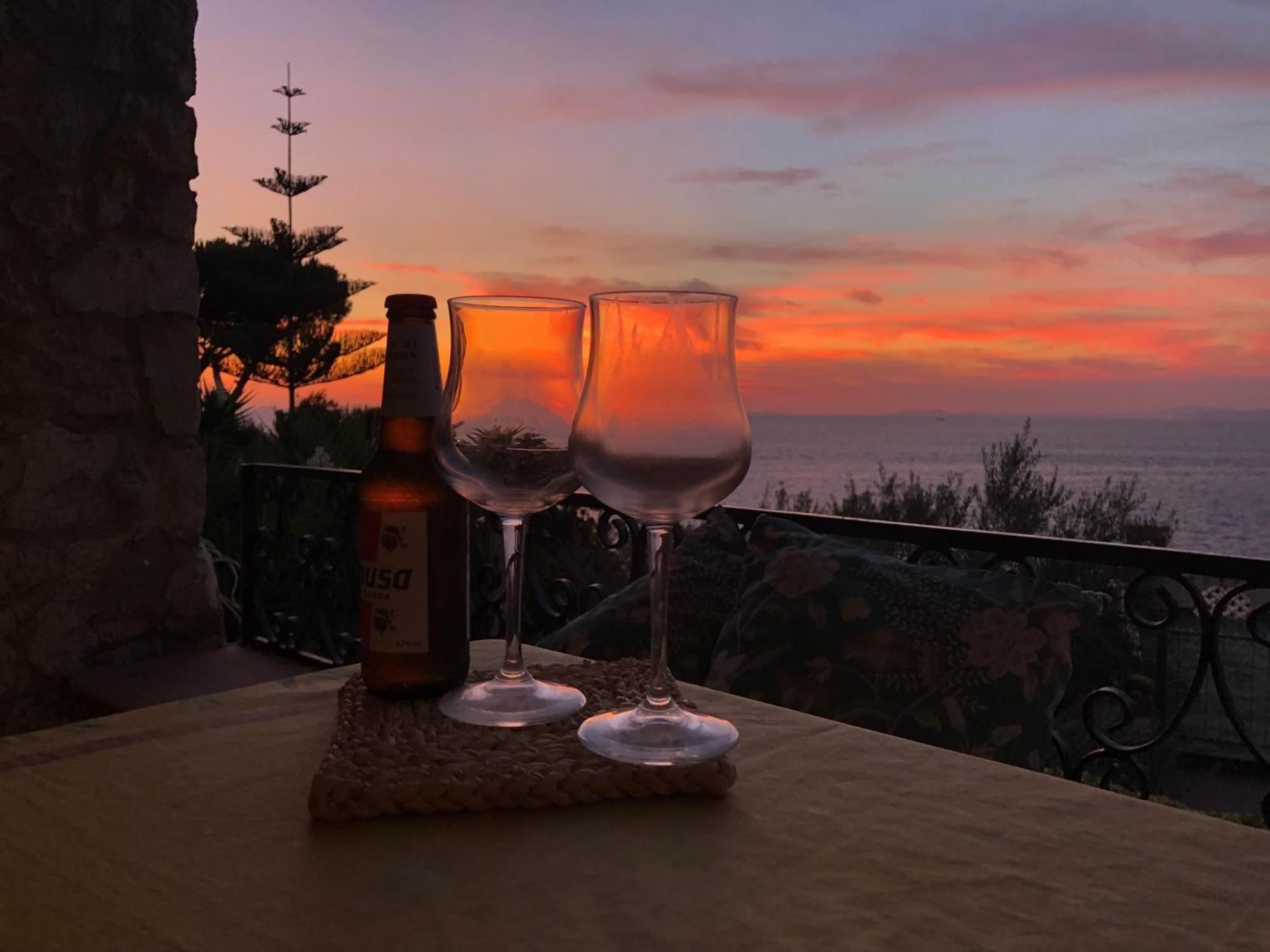 Bilocale Panoramico “Lo Sguardo” Daire Massa Lubrense Dış mekan fotoğraf